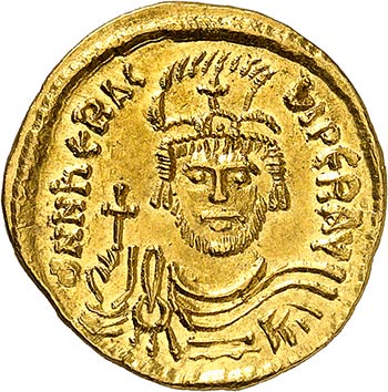 Héraclius (610-641). Solidus, ... 