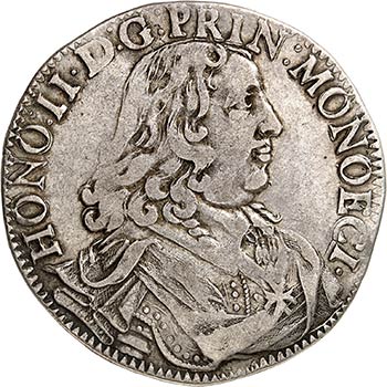 Honoré II (1604-1662). Écu 1653. ... 