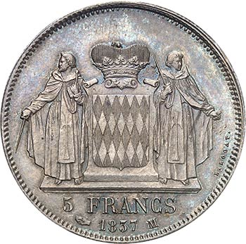 Honoré V (1819-1841). 5 francs ... 
