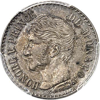 Honoré V (1819-1841). 1/2 franc ... 