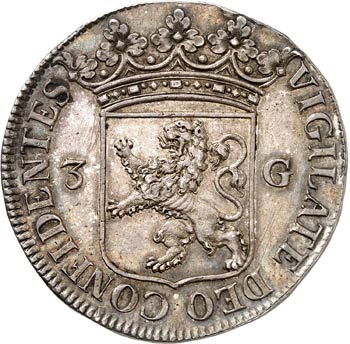 Province. 3 gulden 1680, Hollande. ... 
