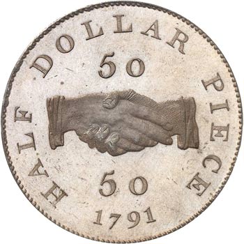 Colonie Britannique. 50 cent 1791 ... 