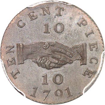 Colonie Britannique. 10 cent 1791 ... 