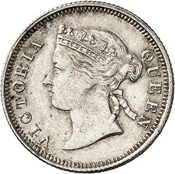 Victoria (1837-1901). 5 cents ... 