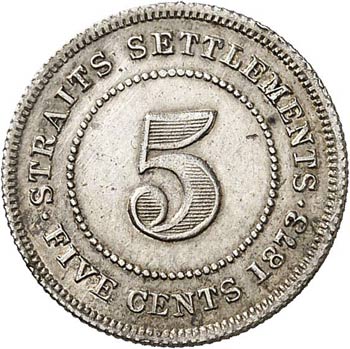 Victoria (1837-1901). 5 cents ... 