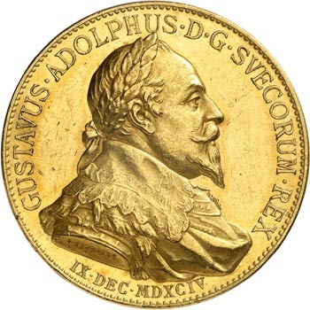 Oscar II (1872-1907). Médaille en ... 