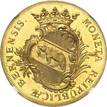 Canton de Berne. 10 ducats (1772) ... 