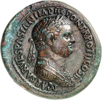 Titus (69-79). Sesterce 72, Rome. ... 