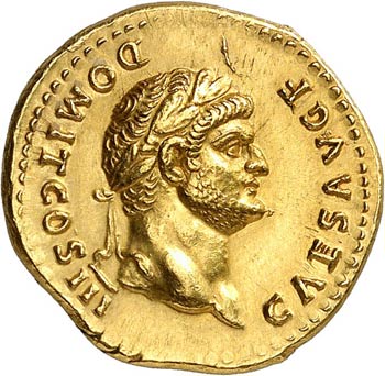 Domitien (81-96). Aureus 74, Rome. ... 
