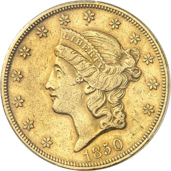 20 dollars Liberty 1850, ... 