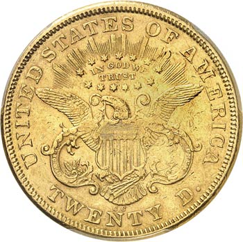 20 dollars Liberty 1874 CC, Carson ... 