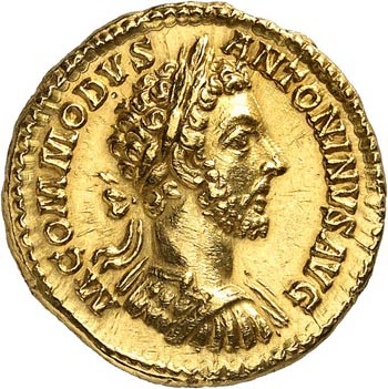 Commode (177-192). Aureus 183-184, ... 