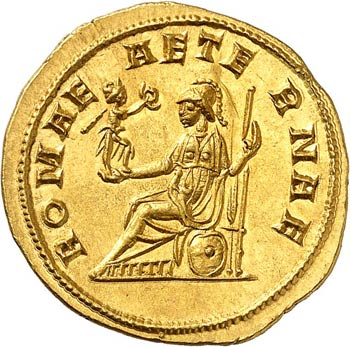Tacite (275-276). Aureus Ticinum. ... 