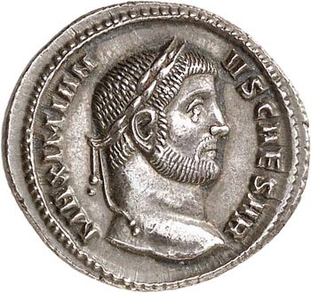 Galère (293-305). Argenteus 294, ... 