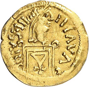 Visigoth (527-567). Tremissis au ... 
