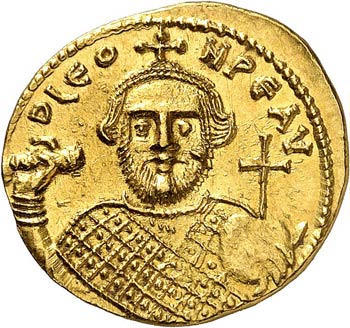 Léonce (695-698). Solidus. Av. ... 