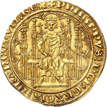 Philippe VI (1328-1350). Chaise ... 