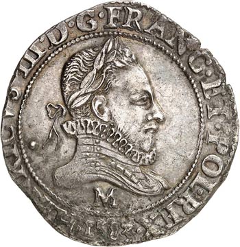 Henri III (1574-1589). Franc 1583 ... 
