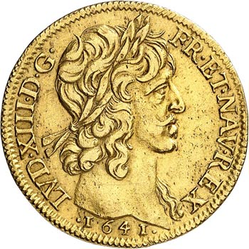 Louis XIII (1610-1643). Double ... 