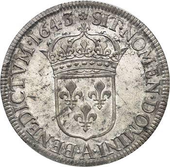 Louis XIII (1610-1643). Écu de 60 ... 