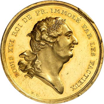 Louis XVI (1774-1792). Jeton en or ... 