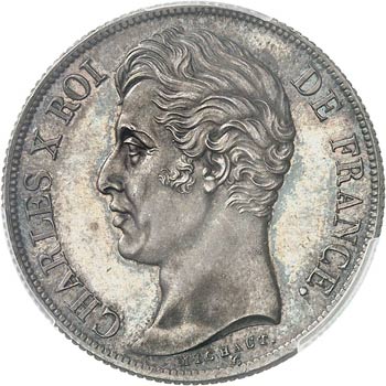 Charles X (1824-1830). 2 francs ... 