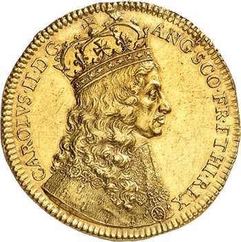 Charles II (1660-1685). Jeton en ... 
