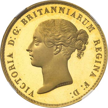 Victoria (1837-1901). Una 1839, 5 ... 