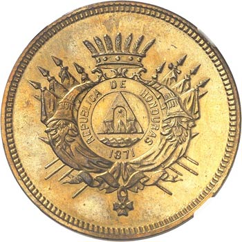 République. 25 cent 1871, essai ... 