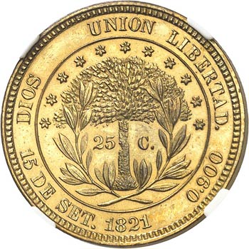 République. 25 cent 1871, essai ... 