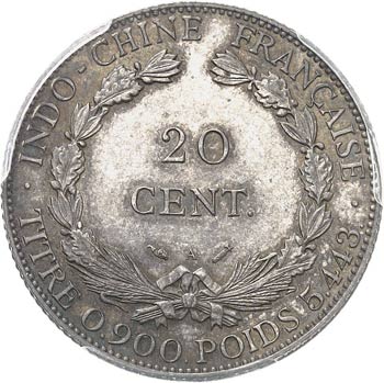20 cent 1889 A, Paris, flan bruni. ... 