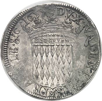 Honoré II (1604-1662). Écu 1655. ... 