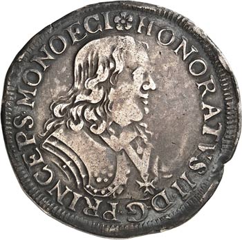 Honoré II (1604-1662). 1/2 écu ... 
