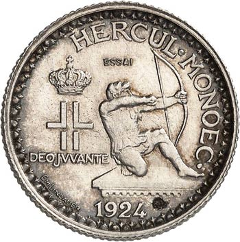 Louis II (1922-1949). 1 franc ... 