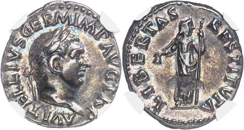 Vitellius (69). Denier 69, ... 