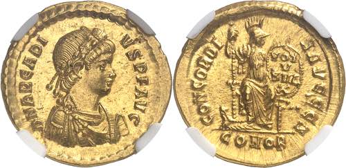 Arcadius (395-408). Solidus ND ... 