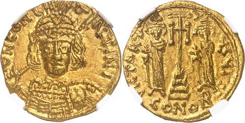 Constantin IV (668-685). Solidus ... 