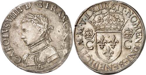 Charles IX (1560-1574). Teston 2e ... 