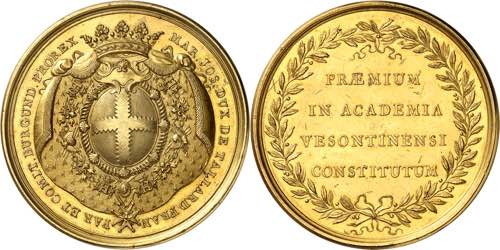 Louis XV (1715-1774). Médaille ... 
