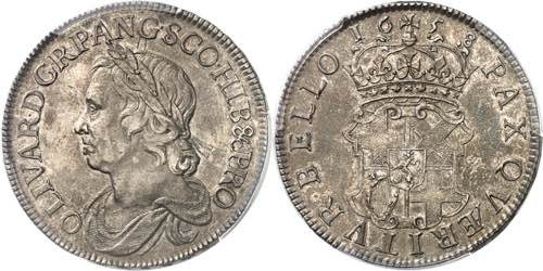 Oliver Cromwell (1653-1658). Crown ... 