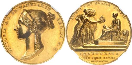 Victoria (1837-1901). Médaille ... 