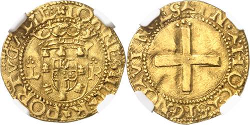 Jean III (1521-1557). Cruzado ND ... 