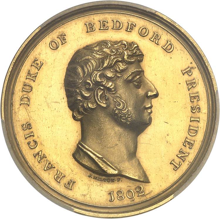 Georges III (1760-1820). Médaille ... 
