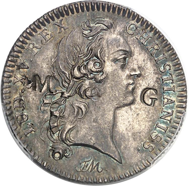 Louis XV (1715-1774). Jeton de 30 ... 