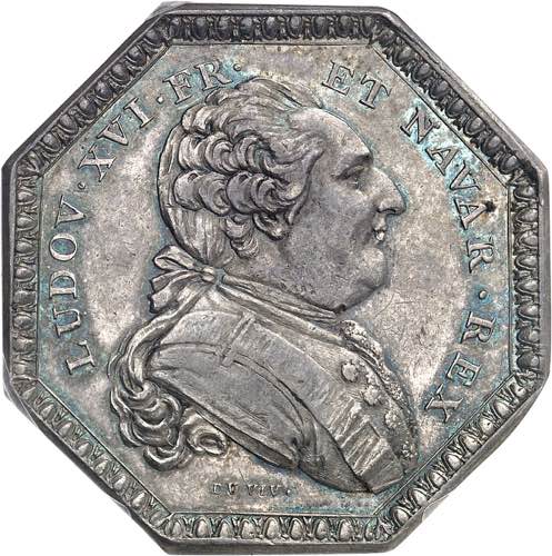 Louis XVI (1774-1792). Jeton pour ... 