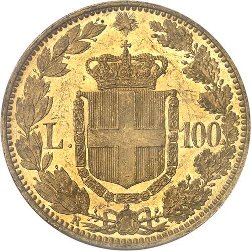 Umberto I (1878-1900). 100 lire ... 