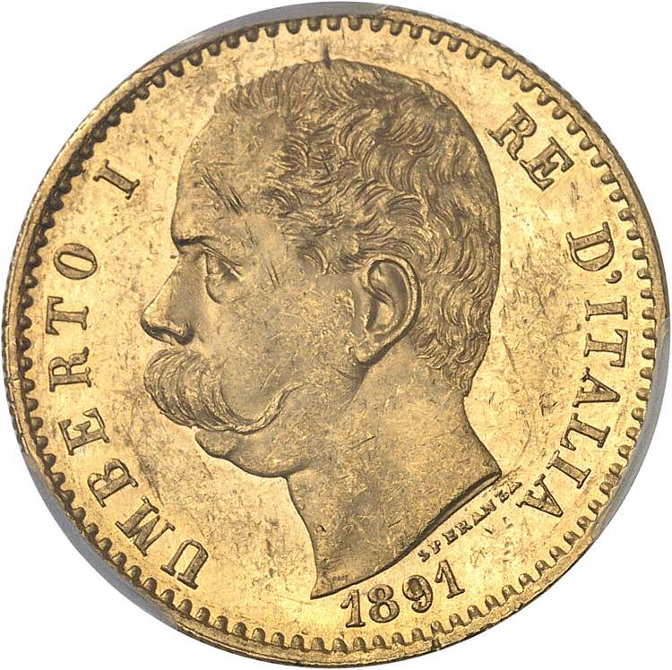 Umberto I (1878-1900). 50 lire ... 