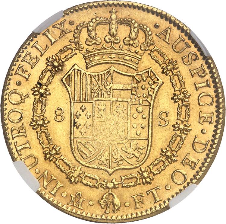 Charles IV (1788-1808). 8 escudos ... 