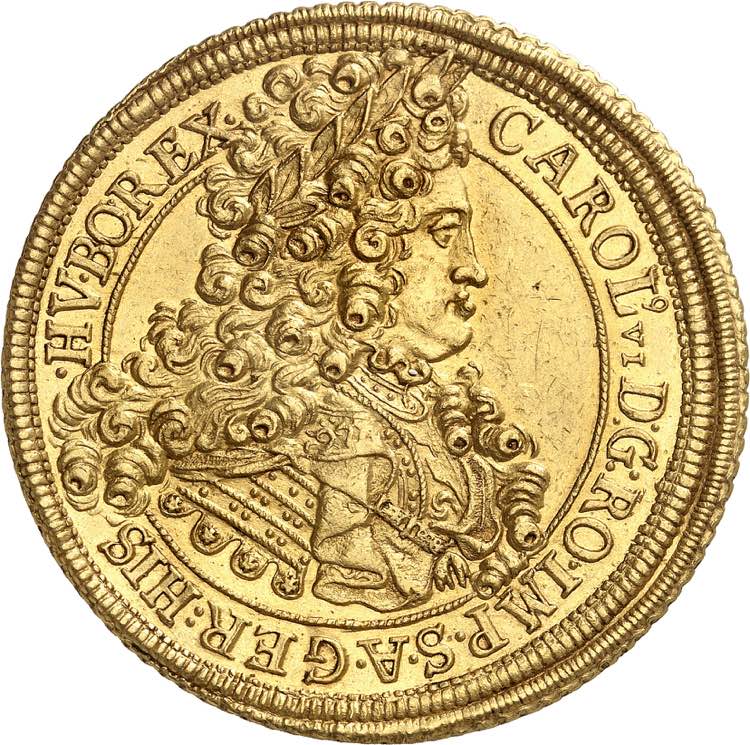 Charles VI (1711-1740). 10 ducats ... 