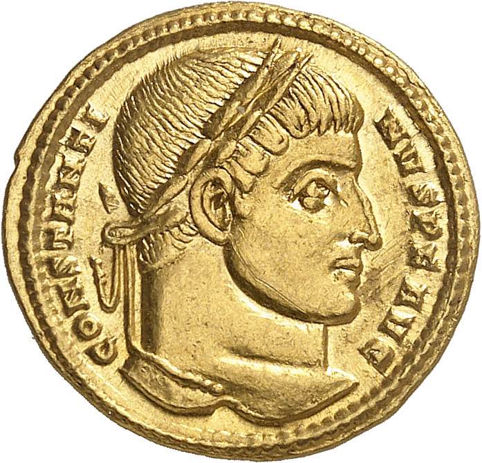 Constantin Ier (307-337). Solidus ... 